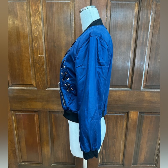 Blue Bomber Jacket - Picture 3 of 6